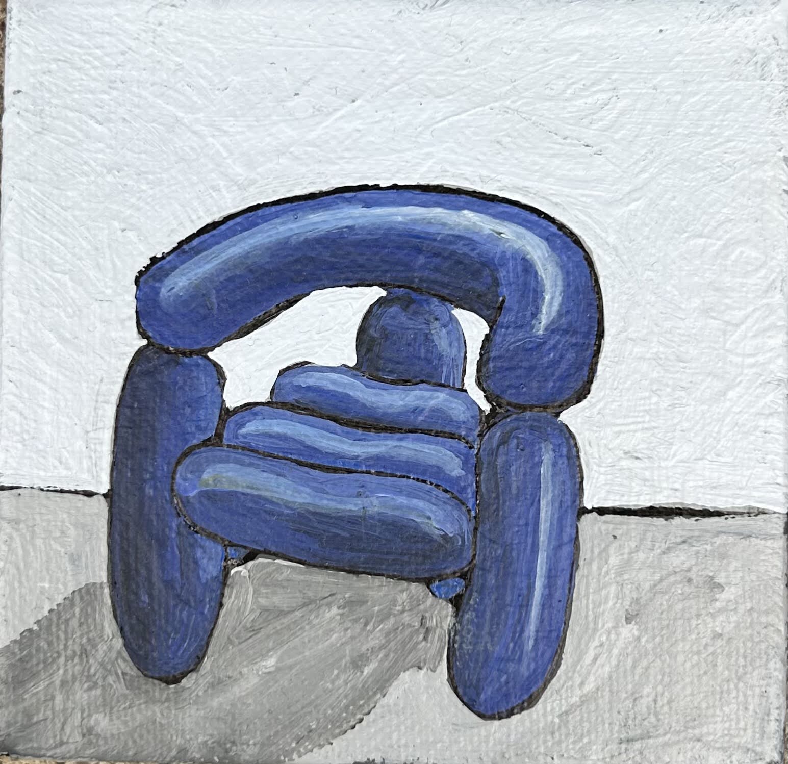 Sky Blue Armchair by Seungjin Yang